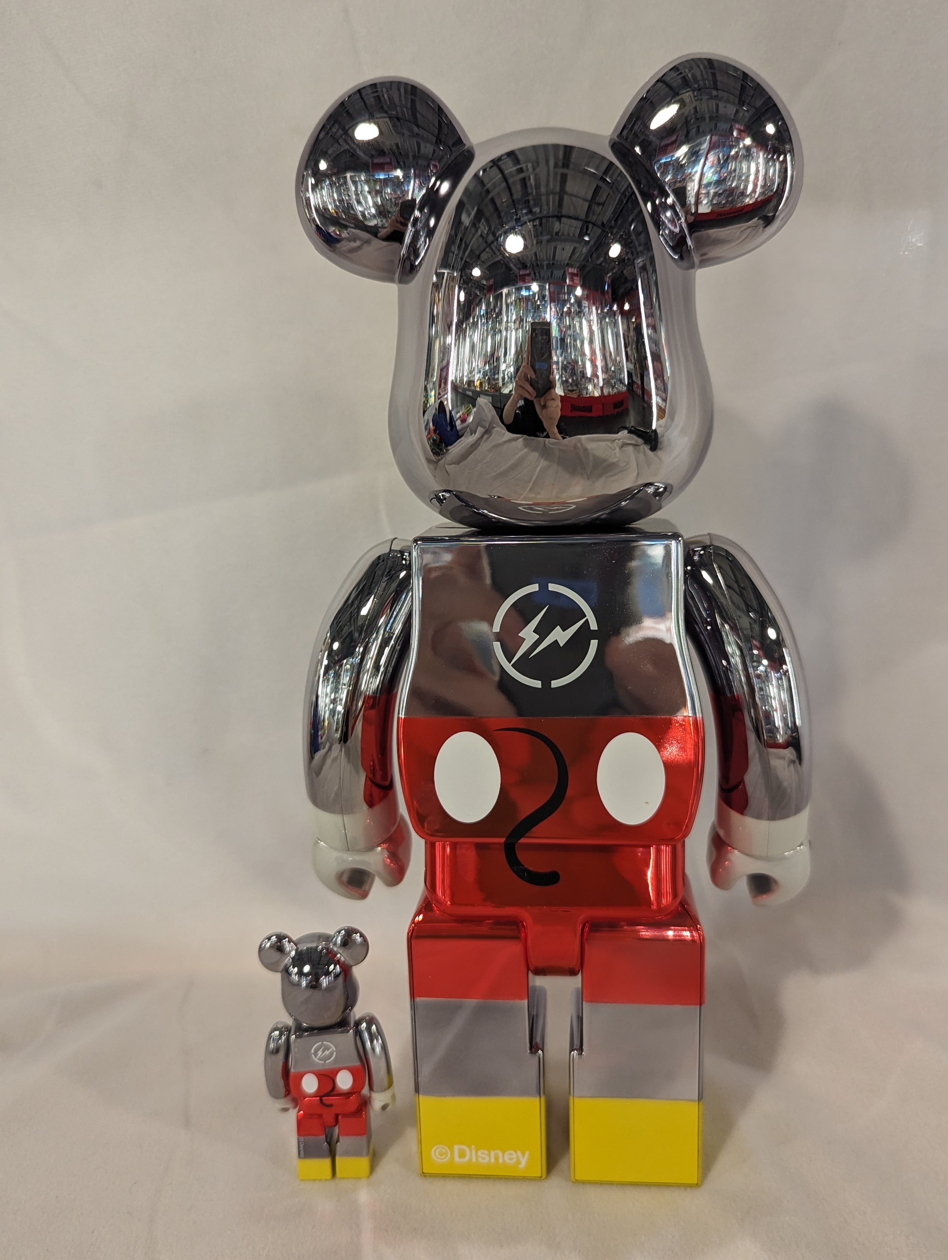 MEDICOMTOY Be@rbrick (Bearbrick) fragmentdesign MICKEY THE TRUE ORIGINAL 90  YEARS 4 0 0% + 1 0 0% | ありある | まんだらけ MANDARAKE