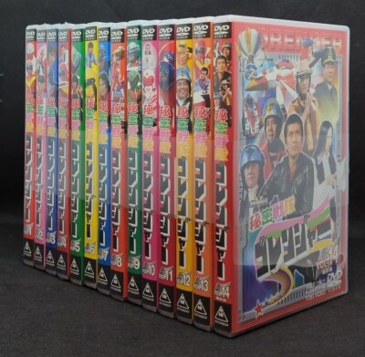 高速戦隊ターボレンジャー VOL.1〜VOL.5 丸い 全巻 DVDセット 10枚組