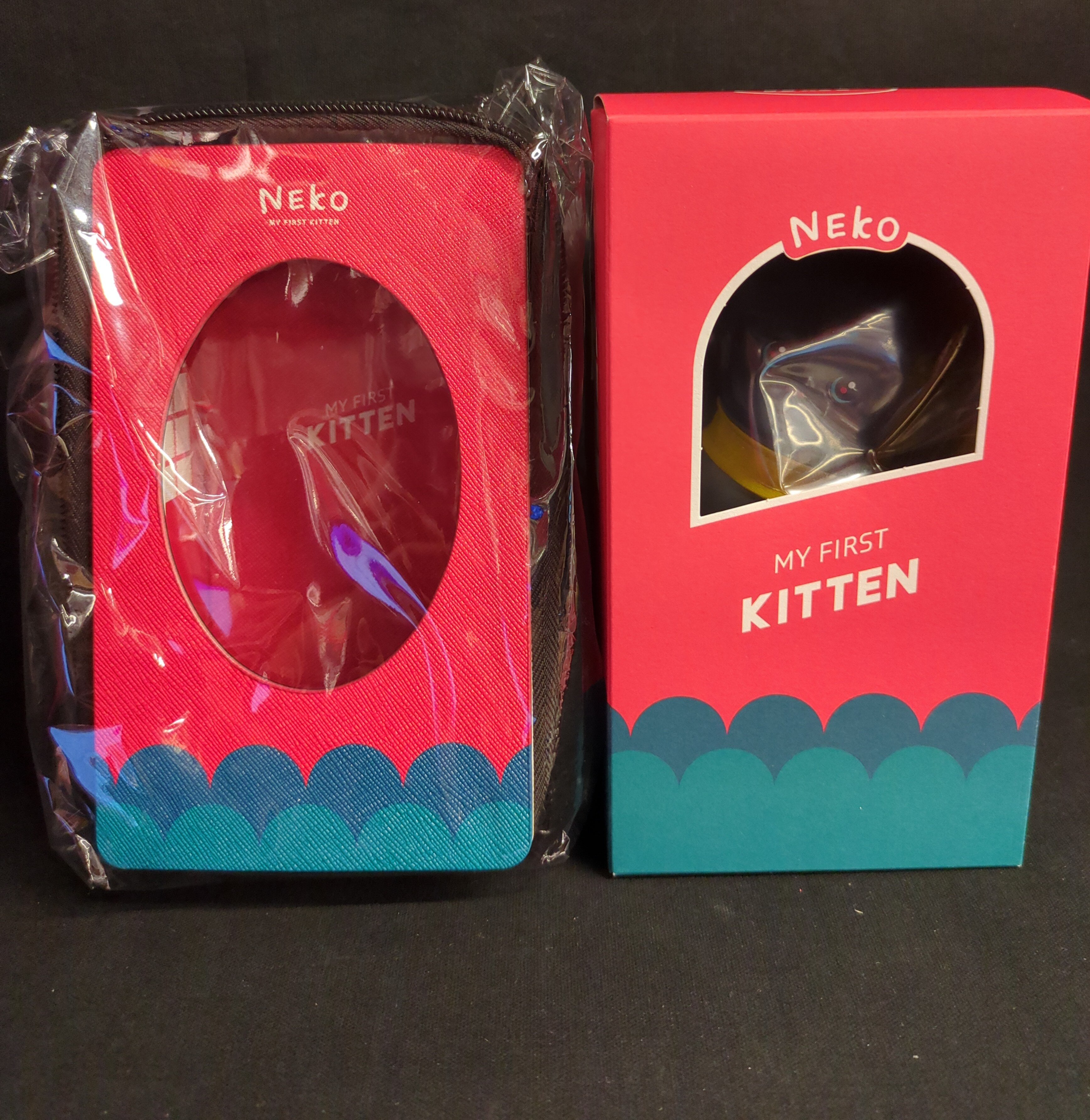 COJICA TOYS MY FIRST KITTEN NEKO/black molded/with mini bag