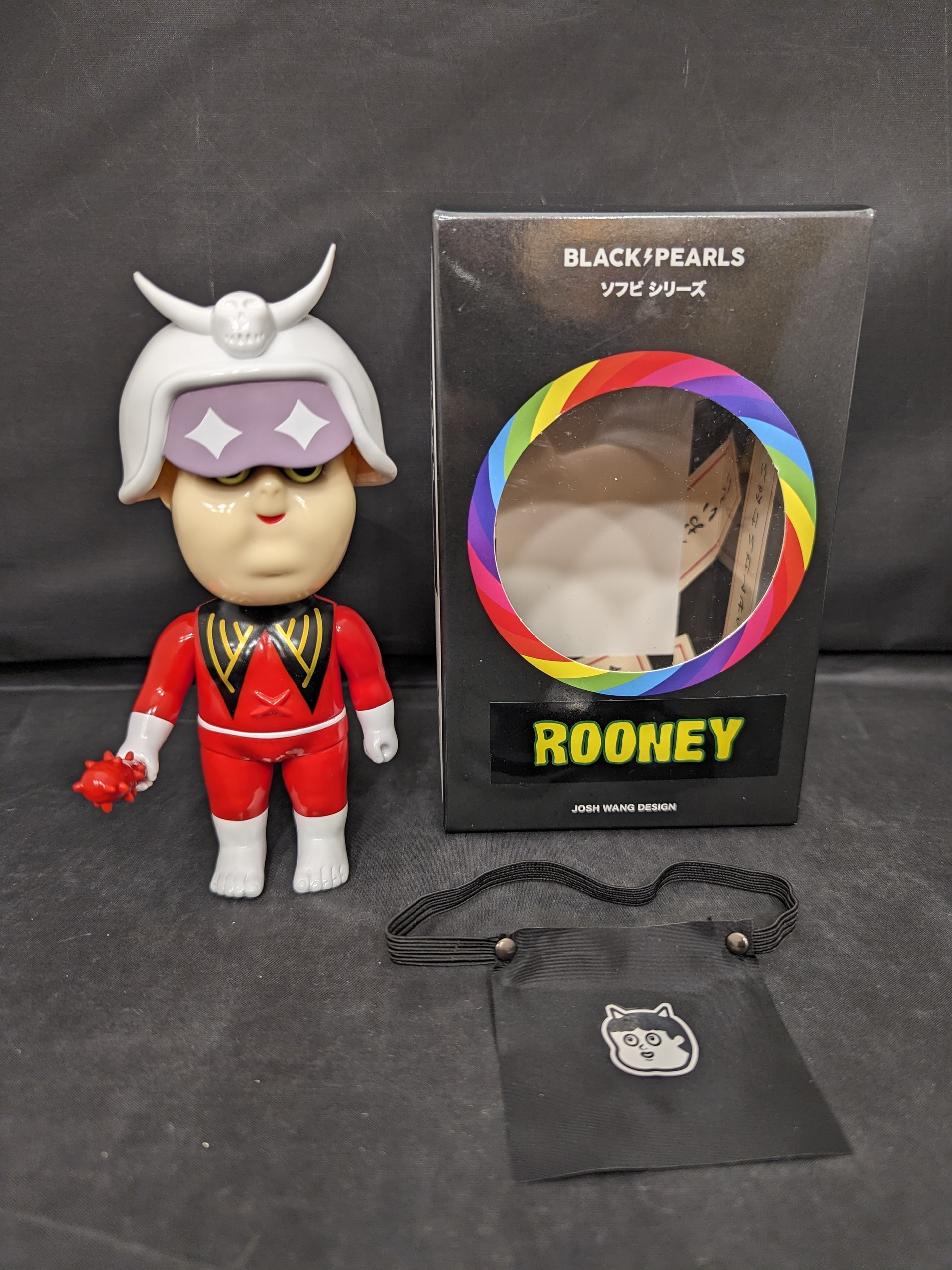 BLACK PEARLS ROONEY インディーズソフビ BLACK PEARLS x DEVIL TOYS