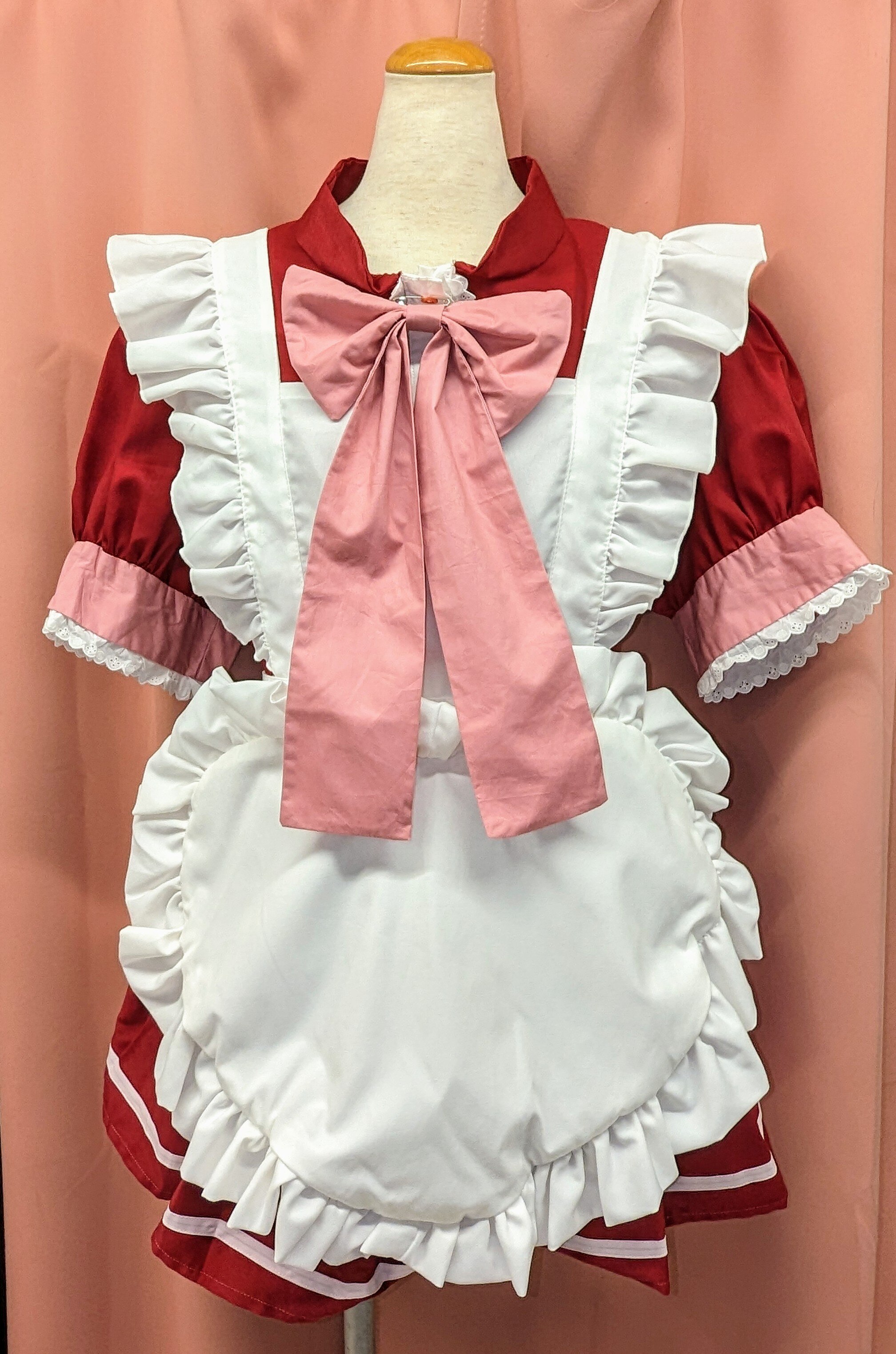 東京ミュウミュウ 桃宮いちご カフェミュウミュウ 風 メイド服 女性Mサイズ位 コスプレ衣装