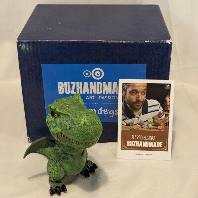 BUZHANDMADE SKILL ART PASSION Dream dogs Bighead Dragons T-J 粘土原型