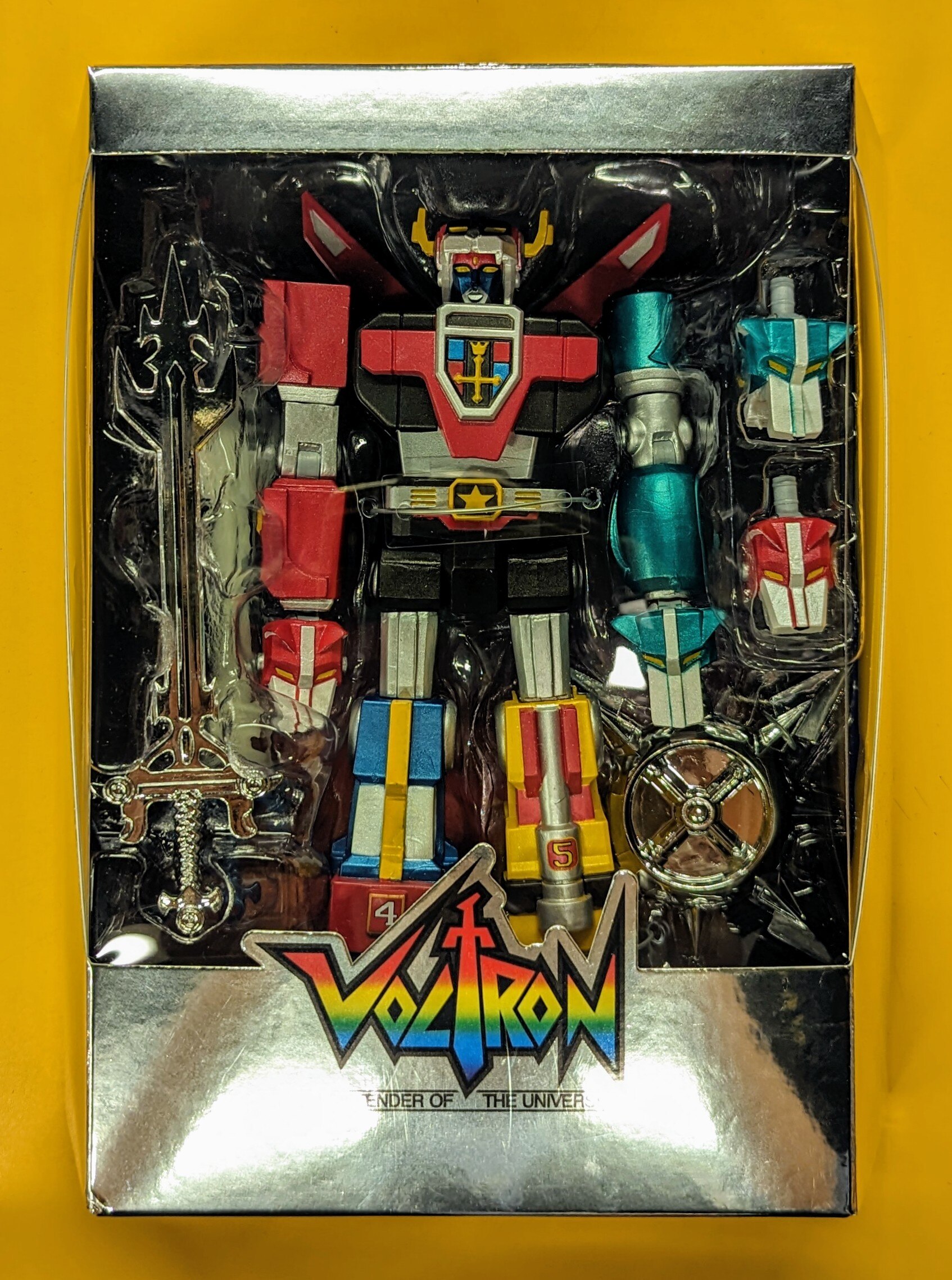 Super7 Voltron Defender of The Universe (Shogun), Action figure di Voltron da 9,5 cm, con accessori, vintage, da collezione - Giochi e Prodotti per l'Età Evolutiva
