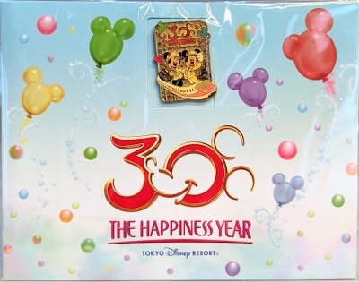 東京ディズニーリゾート ピンバッジ TDR30周年 THE HAPPINESS YEAR ディズニーリゾートライン 非売品