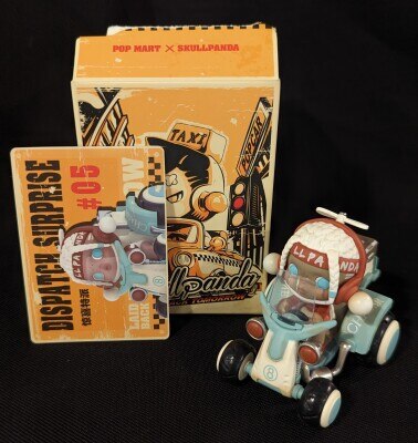 POPMART×SKULLPANDA LAID BACK TOMMOROW SKULLPANDA DISPATCH SURPRISE