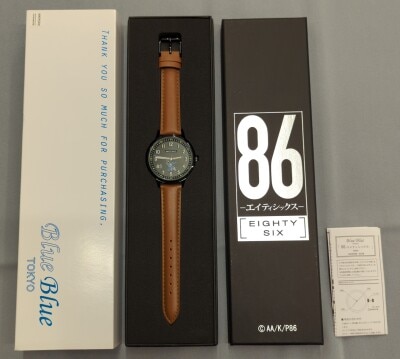 BlueBlueTOKYO 86-エイティシックス- ミリタリータイプ腕時計 シン 共和国モデル