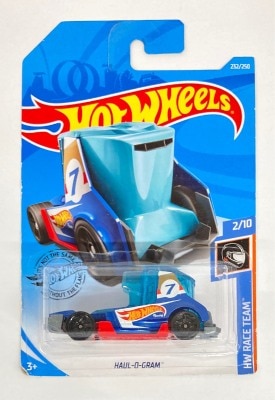 MATTEL HW RACE TEAM 2/10 HOTWHEELS HAUL-O-GRAM ブルー 232/250