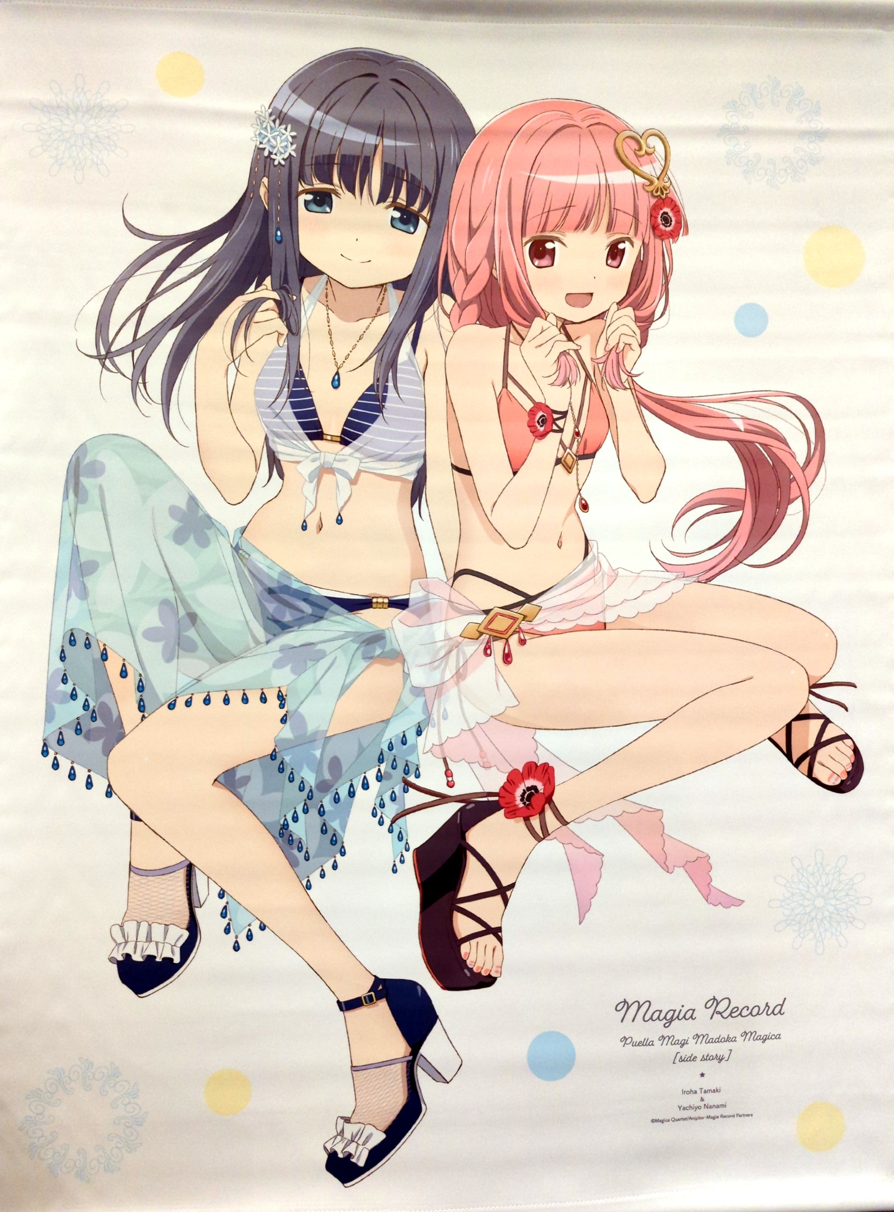 SHAFTEN 環いろは&七海やちよ 水着Ver. タペストリー シャフト