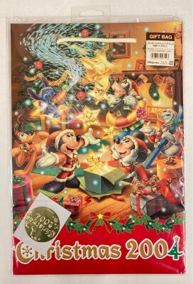 ディズニーストア GIFT BAG Christmas 2004