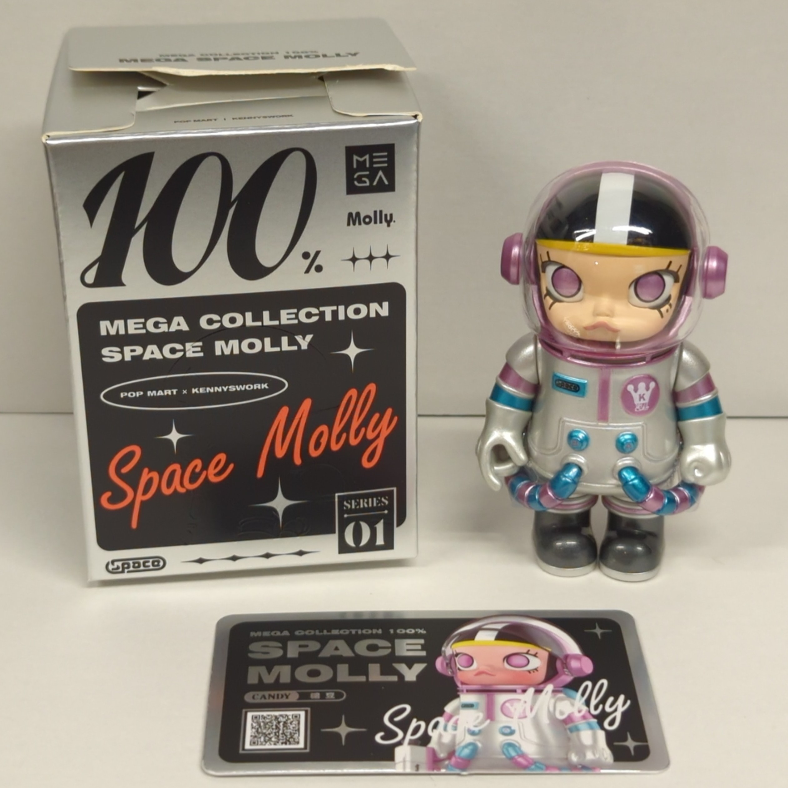 POPMART MEGA COLLECTION SPACE MOLLY 100% Kennyswork CANDY | ありある | まんだらけ  MANDARAKE