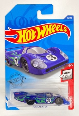 MATTEL PORSCHE HOTWHEELS PORSCHE 917 LH ブルー No.3 GHD21