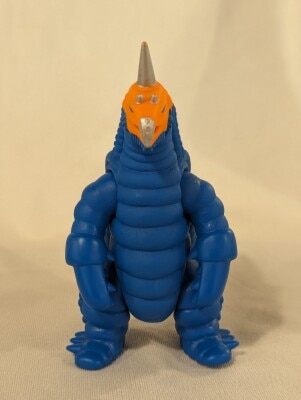 当時物 オレンジ製 ゲルデラー ソフビ 流星人間ゾーン ゴジラ