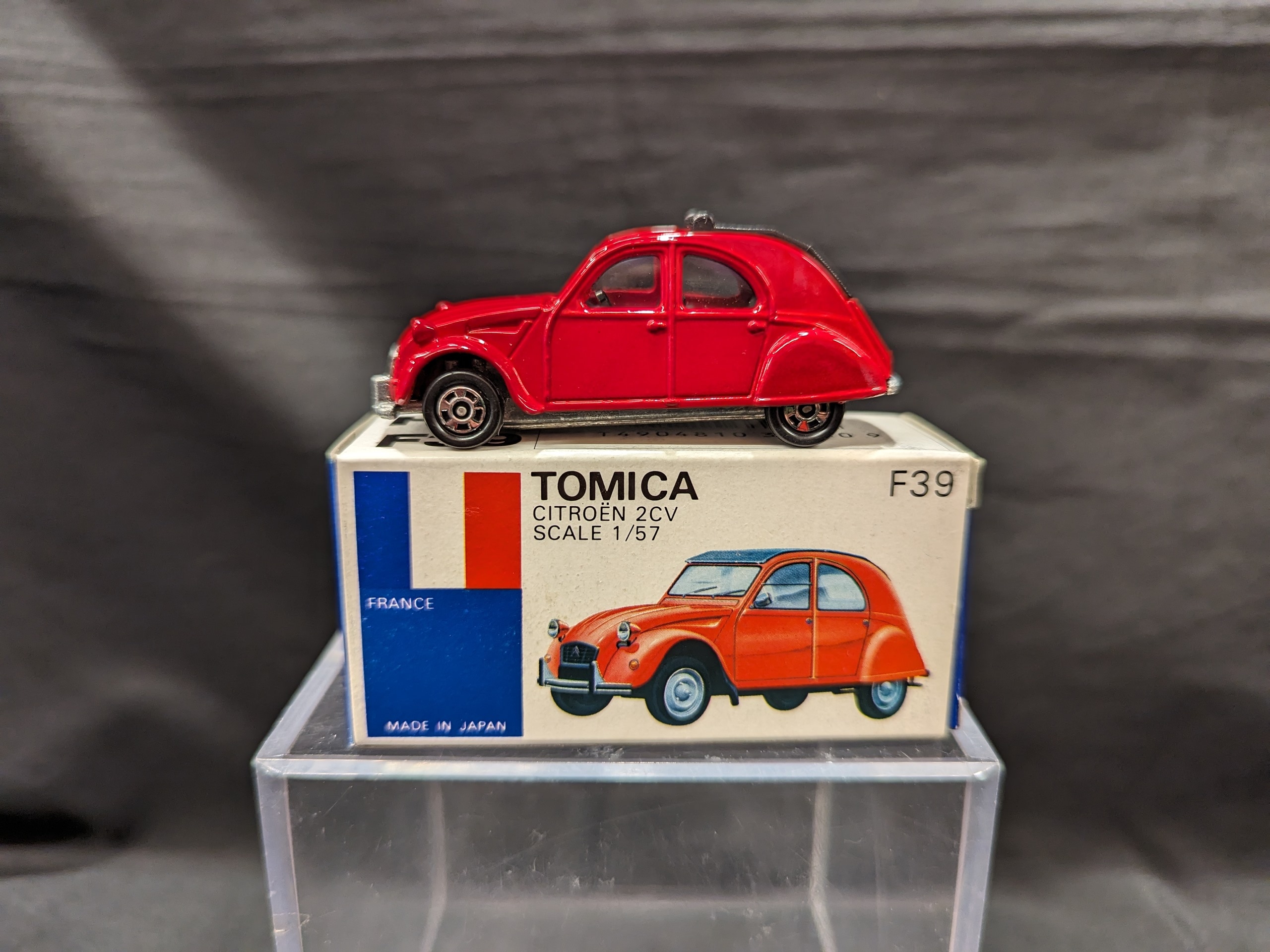 TOMY 小田急特注 トミカ シトロエン 2CV 赤 F39-2-6