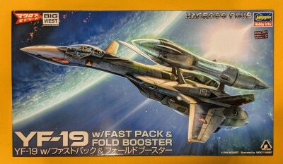 ハセガワ/マクロスプラス【YF-19 w ファストパック & フォールドブースター/FAST PACK&FOLD BOOSTER】