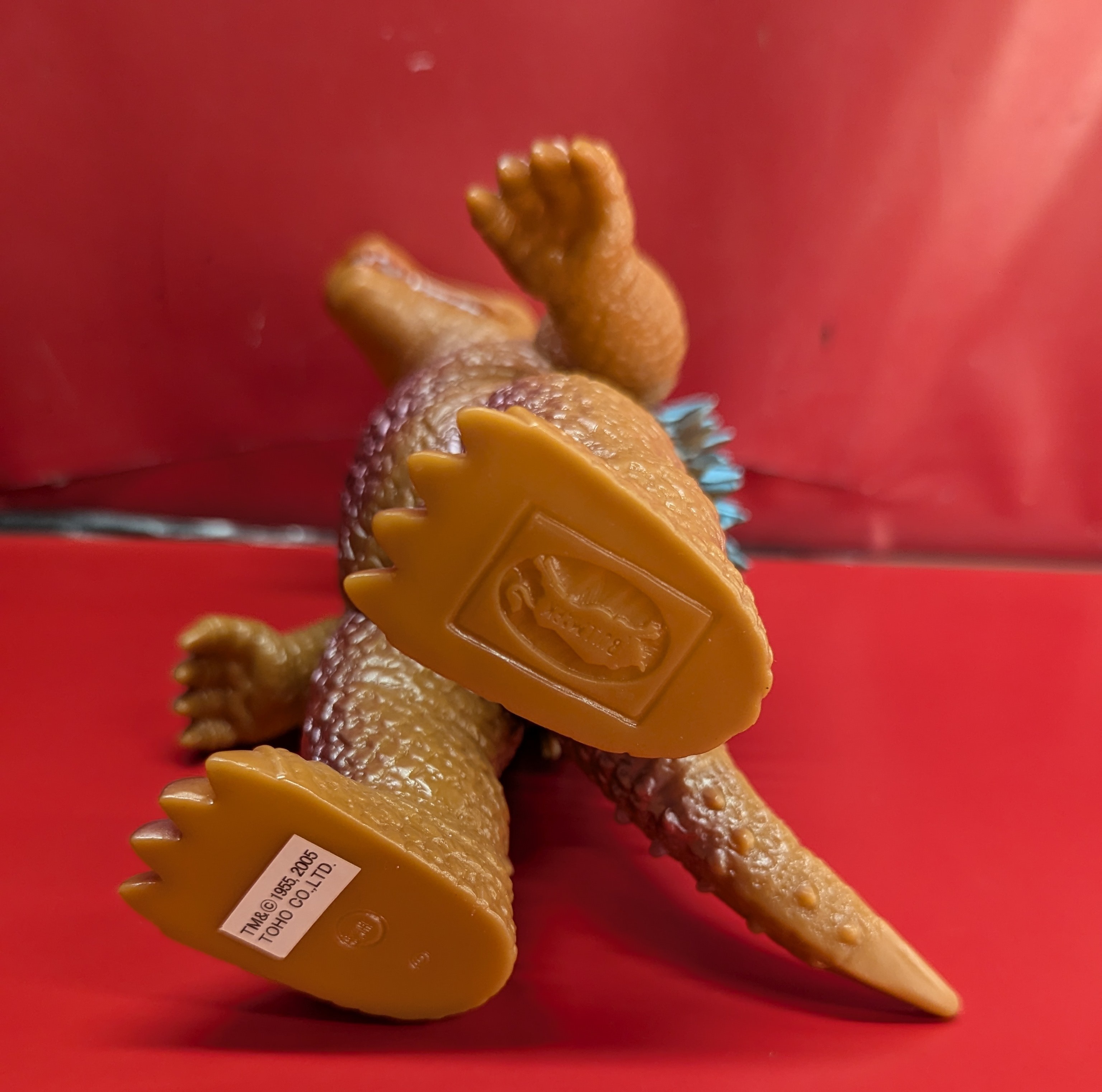 M1号 世紀の大怪獣ブルマァクの怪獣シリーズ アンギラス(キャラメル成型/ピンクメタ 赤 緑メタ塗装) | ありある | まんだらけ MANDARAKE