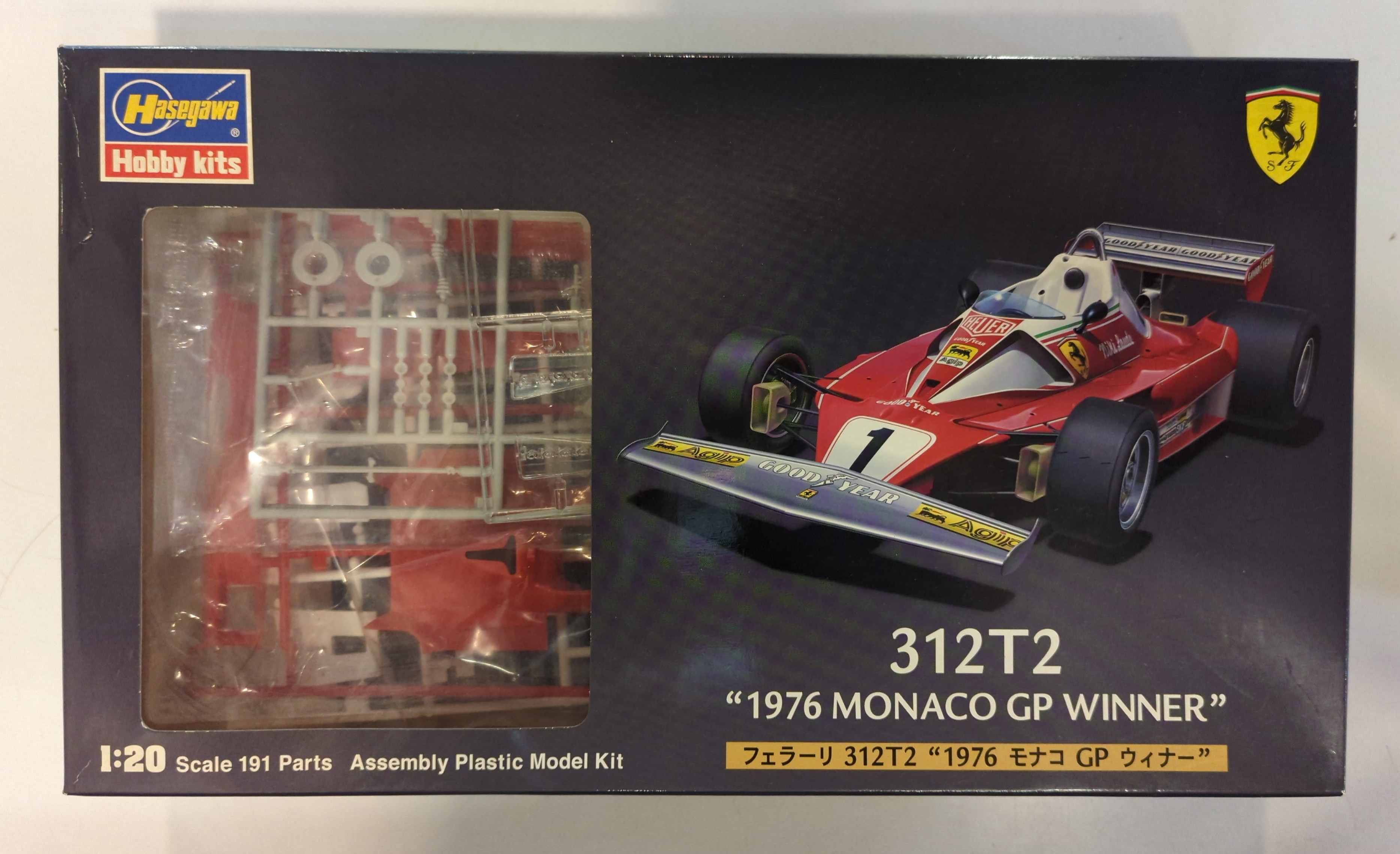 ハセガワ フェラーリ 格好よい 312T2 1976 モナコGP ウィナー