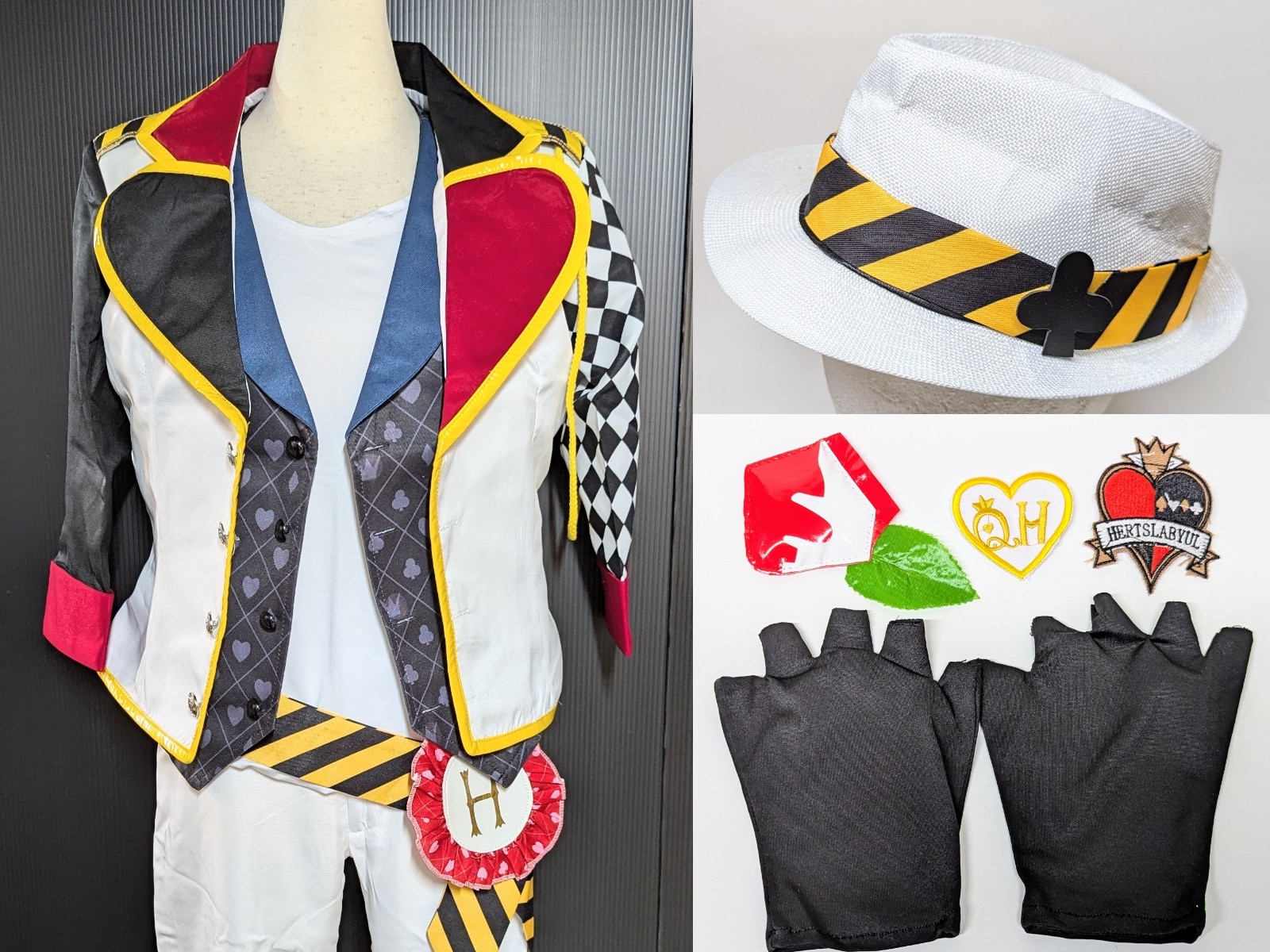 ツイステッドワンダーランド ツイステ ハーツラビュル寮寮服 トレイ・クローバー コスプレ衣装 オーダーメイド可能 コスチューム cosplay