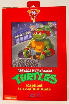 NECA (ACTION FIGURE) PIZZA CLUB RAPHAEL IS COOL BUT RUDE 7インチ