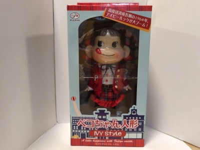 ペコちゃん人形】セブンイレブン限定 弱々しい タータンチェック