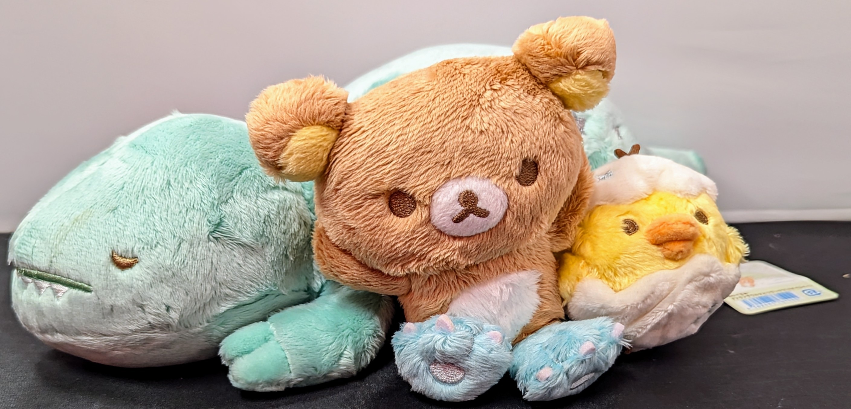 サンエックス ぬいぐるみ リラックマの恐竜ごっこ×ティラノサウルス展 リラックマ+キイロイトリ+ティラノサウルス | まんだらけ Mandarake
