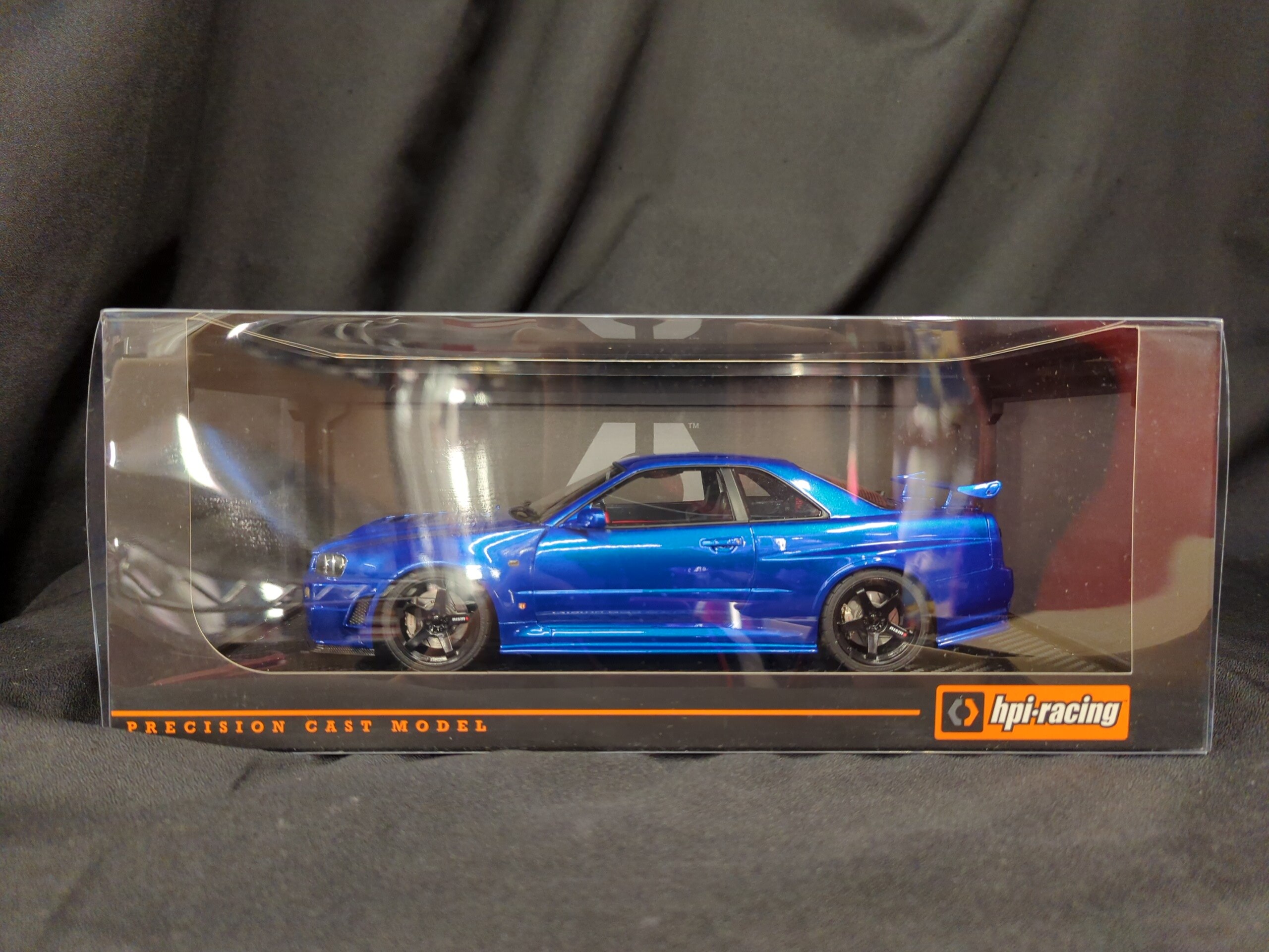 hpi・racing 1/18 Nismo R34 GT-R Z-tune ベイサイドブルー【難