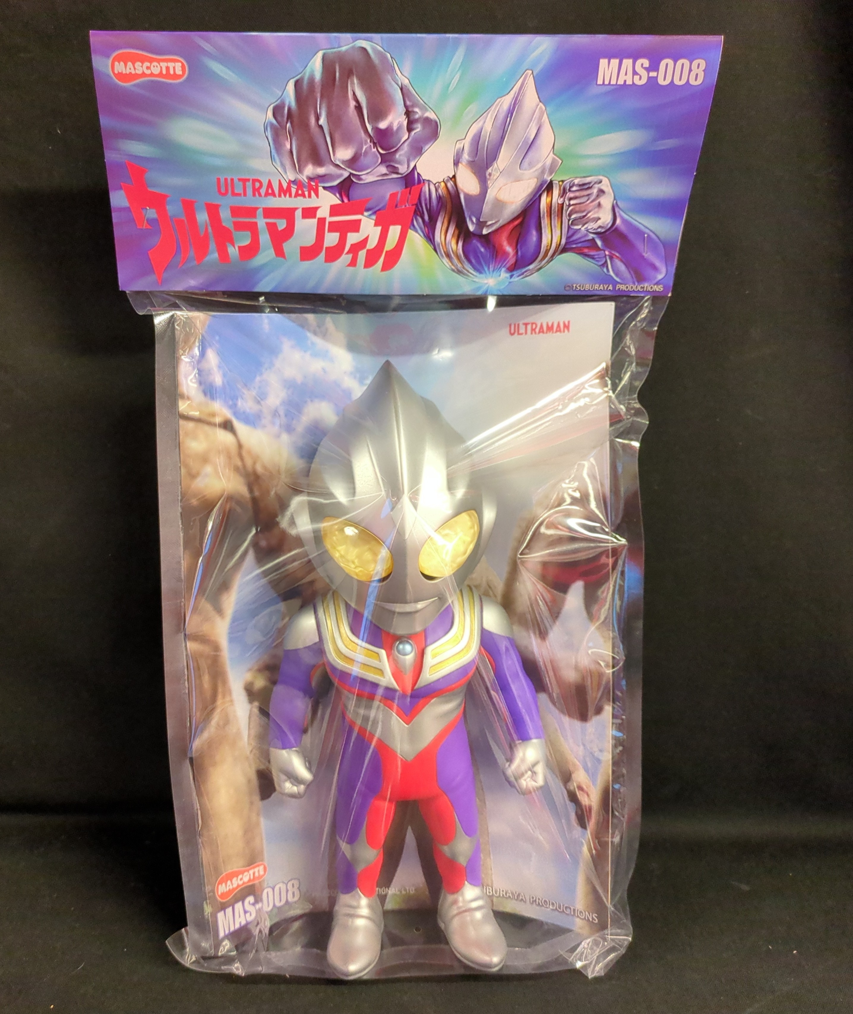 24cm ウルトラマンティガ ソフビ MAS-008 ULTRAMAN