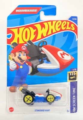MATTEL HW SCREEN TIME 1/10 HHD78 STANDARD KART/MARIO 8/250