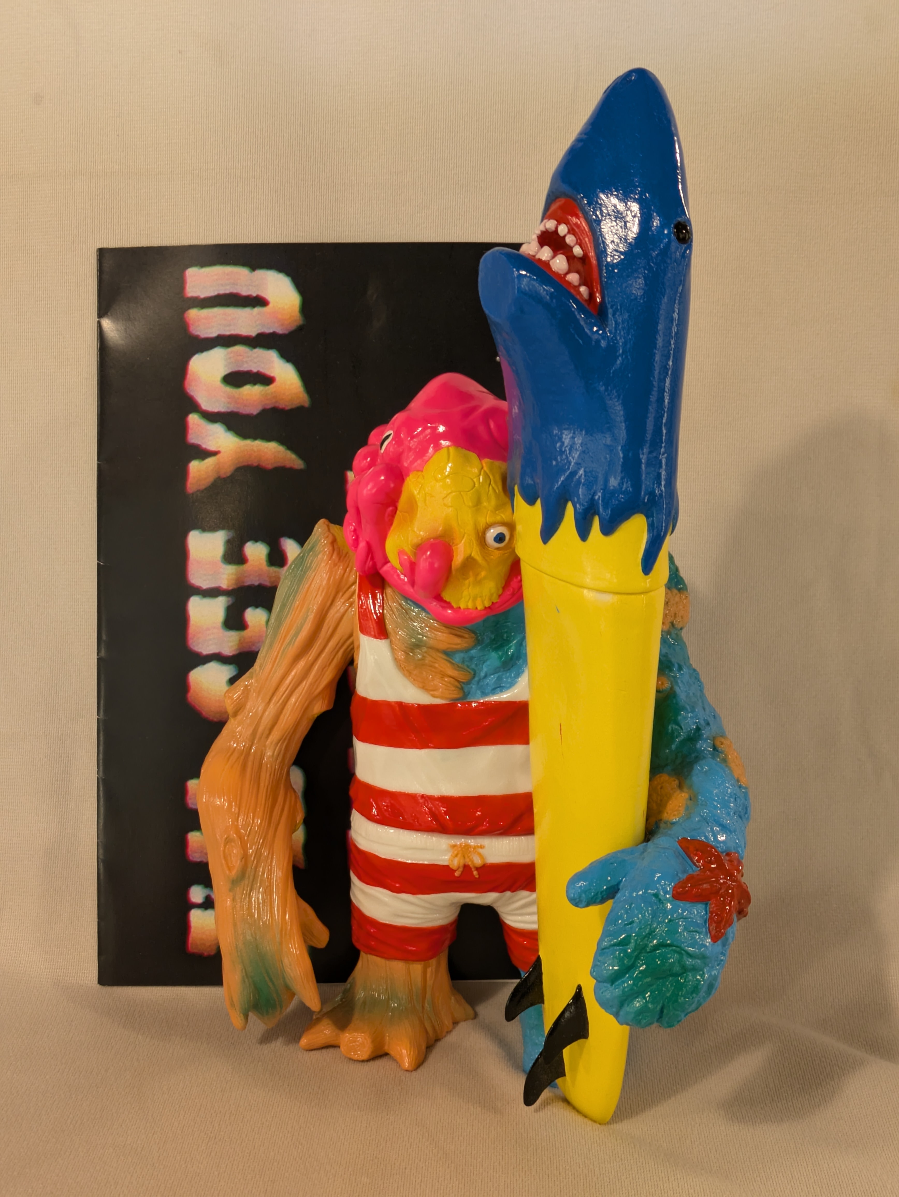 波乗海神オロン　クリア成形　kenth toy works ソフビ 波乗海神オロン クリア成形 kenth toy works ソフビ 波乗海神