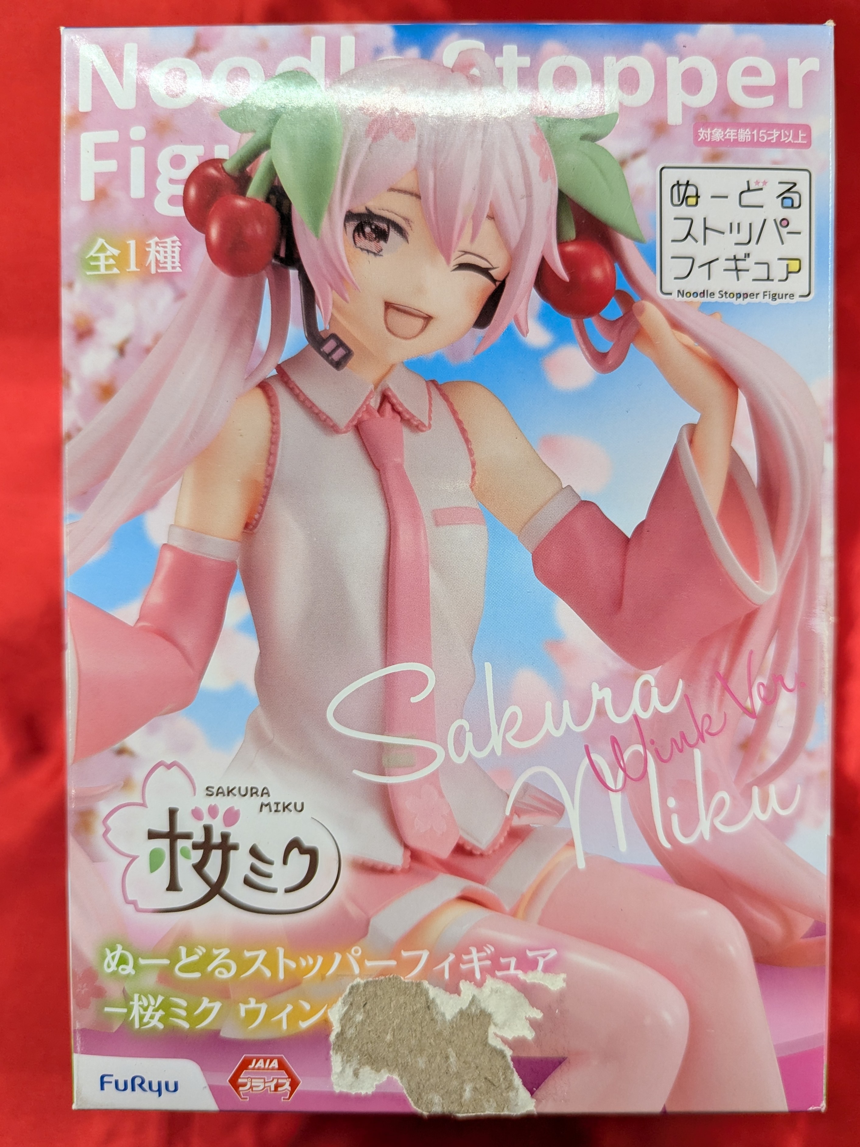 フリュー ぬーどるストッパーフィギュア VOCALOID 桜ミク ウィンクver. | まんだらけ Mandarake