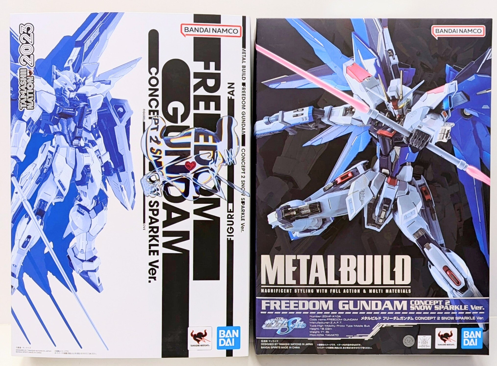フリーダムガンダム L BUILD CONCEPT 2 SPARKLE 白と青を中心に新たなコンセプトによるカラーリングに！「METAL BUILD