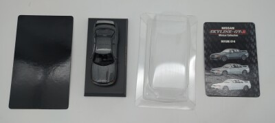 京商 1/64 NISSAN SKYLINE GT-R Minicar Collection SKYLINE GT-R BNR32 (ガンメタリック)