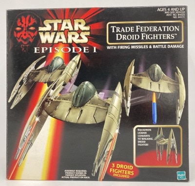 TOMY MID SIZE VEHICLE TRADE FEDERATION DROID FIGHTER