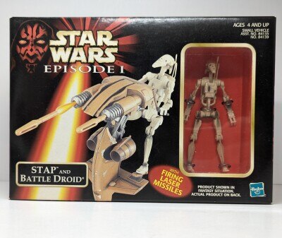 トミー SMALL VEHICLE STAP AND BATTLE DROID 3.5インチ