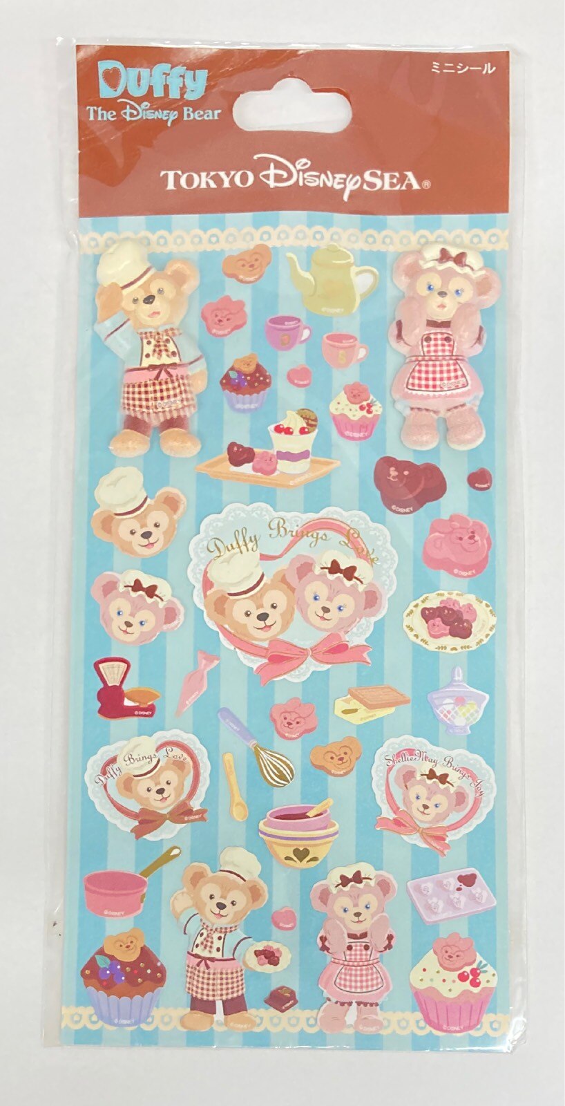 東京ディズニーシー ミニシール Duffy and Friends Sweet Duffy 2013 Duffy Brings Love 2013