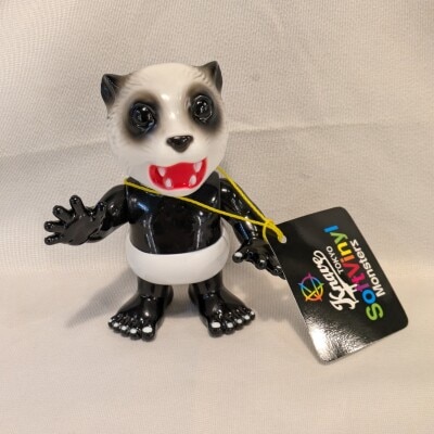ぶたのはなソフト焼き玩具怪獣シリーズキングカッパー水色成型