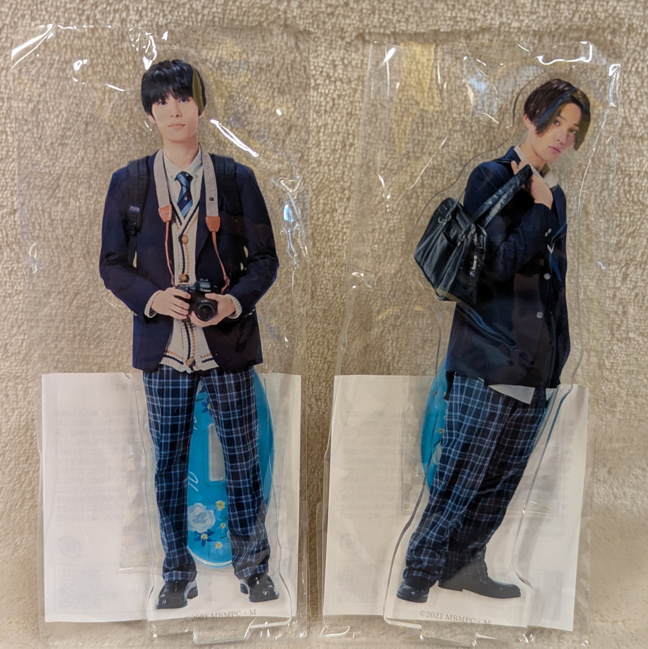美しい彼 八木勇征/萩原利久 清居奏/平良一成 アクリルスタンドセット 制服