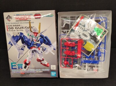 BANDAI SPIRITS 一番くじ 機動戦士ガンダム ガンプラ2022 E賞 ダブルオーガンダム ソリッドクリア SDガンダム EXスタンダード