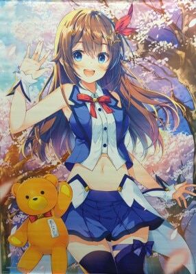 ホロライブ (天音かなた) 4期生タペストリー かなた B2サイズ