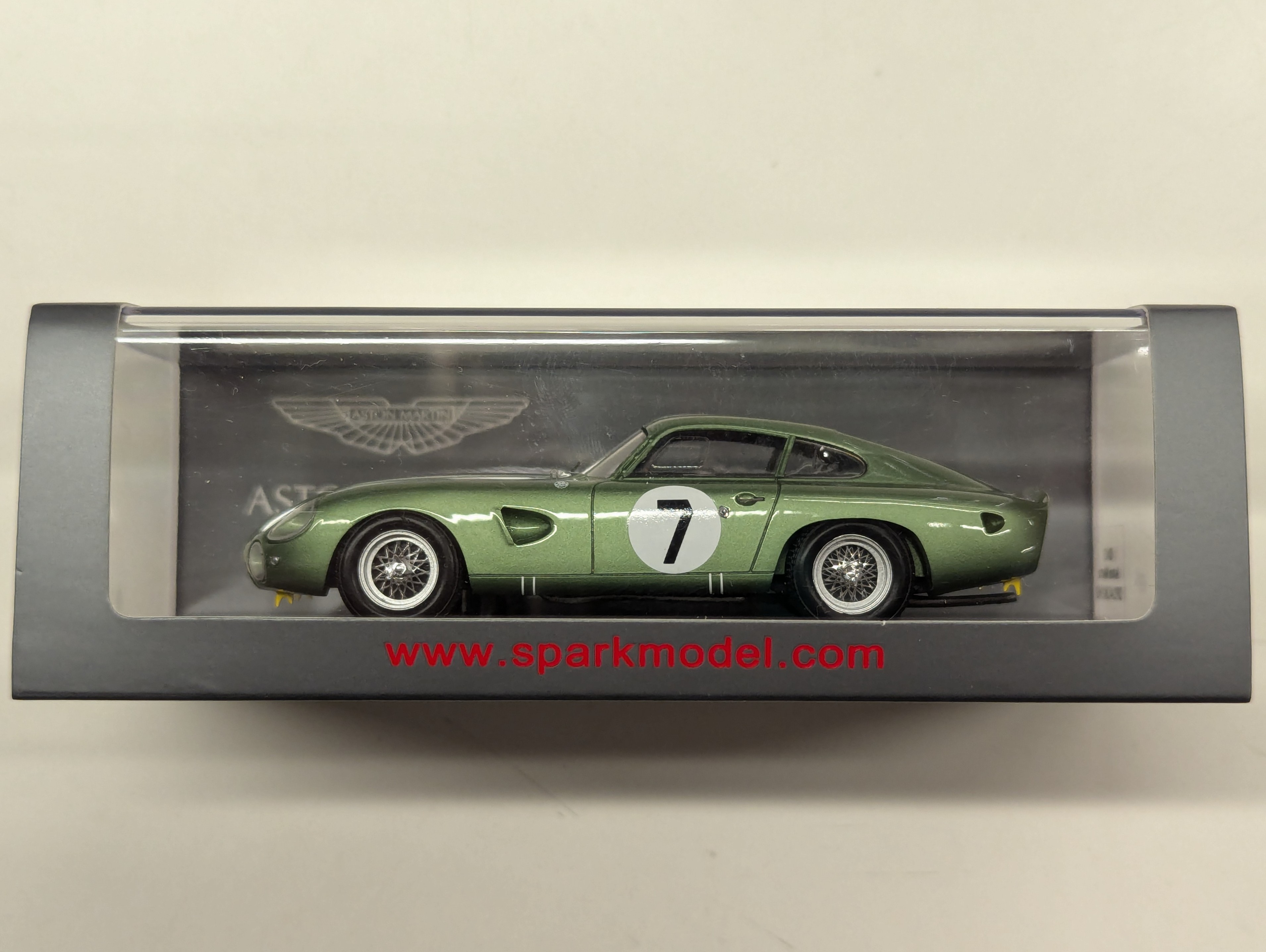 Aston Martin DP214 N°1 Tourist Trophy 1963 – Échelle 1/43 Jolly Model
