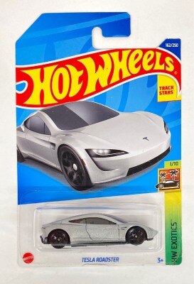 MATTEL HW EXOTICS 1/10 HOTWHEELS TESLA ROADSTER シルバー HCV04