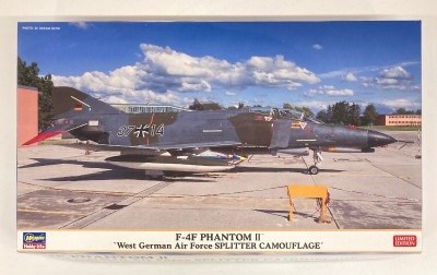 Hasegawa 1/72 F-4F Phantom II `West Germany Air Force Splitter Camouflage`