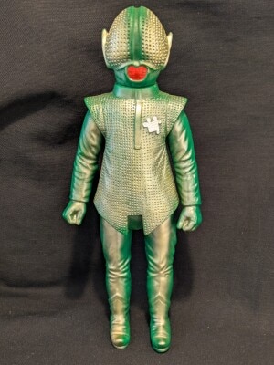 やまなや ブルマァク 復刻 【ザラブ星人】 ソフビ ミニ　　（ピンク成型） やまなや 復刻ブルマァクミニ／ザラブ星人（蓄光版） | 新潟の