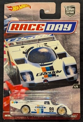 MATTEL HOTWHEELS RACE DAY DWH76 PORSCHE 962/#99 GReddy 4/5