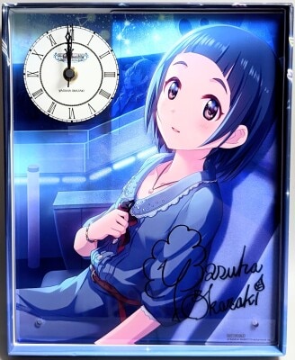 アイドルサイン入りオーダーメイドクロック