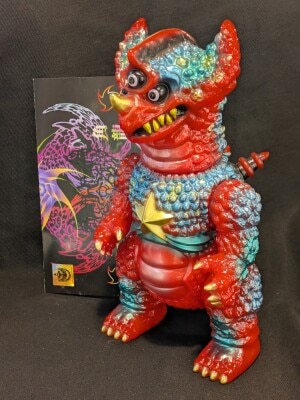 RAi Sofubi SKULLNO 水色成型