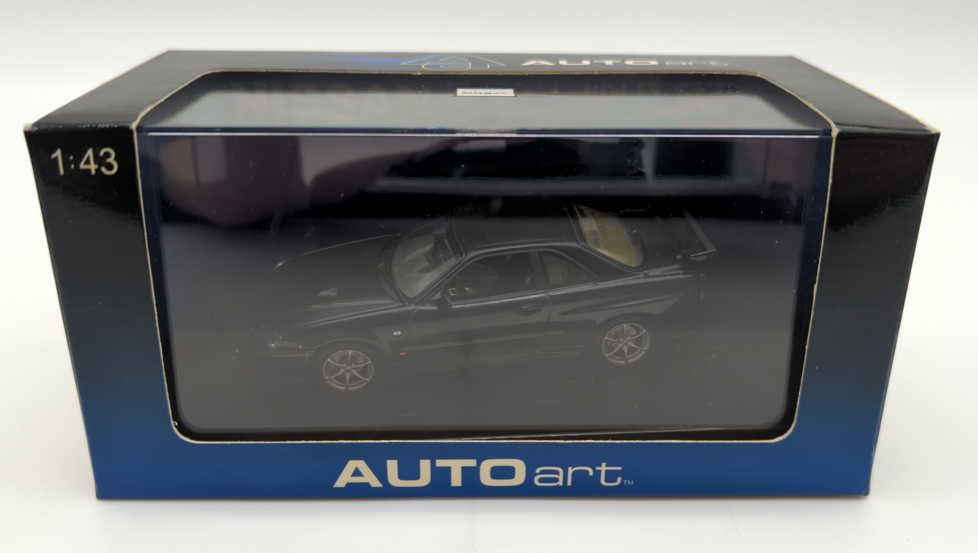 1:18 AUTOART NISSAN Skyline GT-R (R34) V-SPEC II Black Pearl 2001 EUR 199,95 - DE