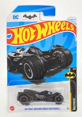 MATTEL BATMAN 4/5 HOT WHEELS BATMAN:ARKHAM KNIGHT BATMOBILE 149/250