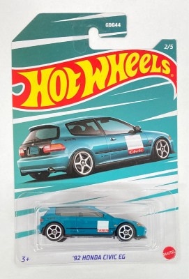 MATTEL HOTWHEELS HONDA CIVIC SERIES HDH20 '92 HONDA CIVIC EG/グリーン 2/5