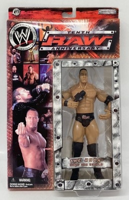 JAKKS Pacific RAW TENTH ANNIVERSARY THE ROCK (BEST MIC SKILLS)