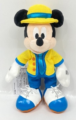 東京ディズニーリゾート ぬいぐるみバッジ Vacation PACKAGES ミッキー(黄青)